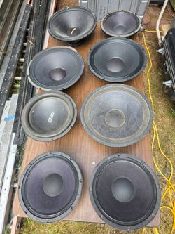 audio speakers of various types