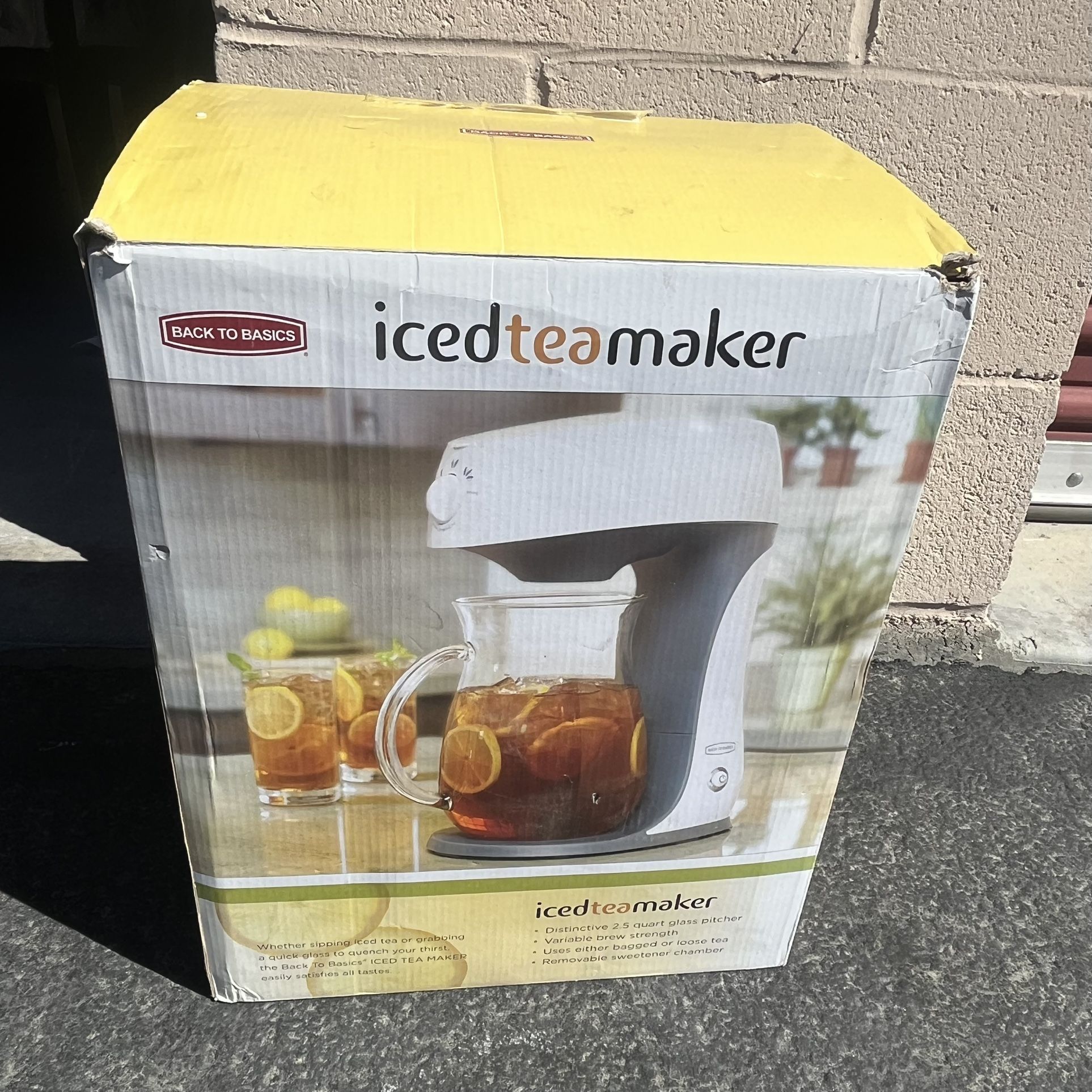 NIB Back to Basics Ice Tea Maker for Sale in Palm Desert, CA OfferUp