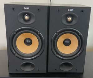 VINTAGE BOWERS & WILKINS DM-601 2-WAY BOOKSHELF SPEAKERS B & W
