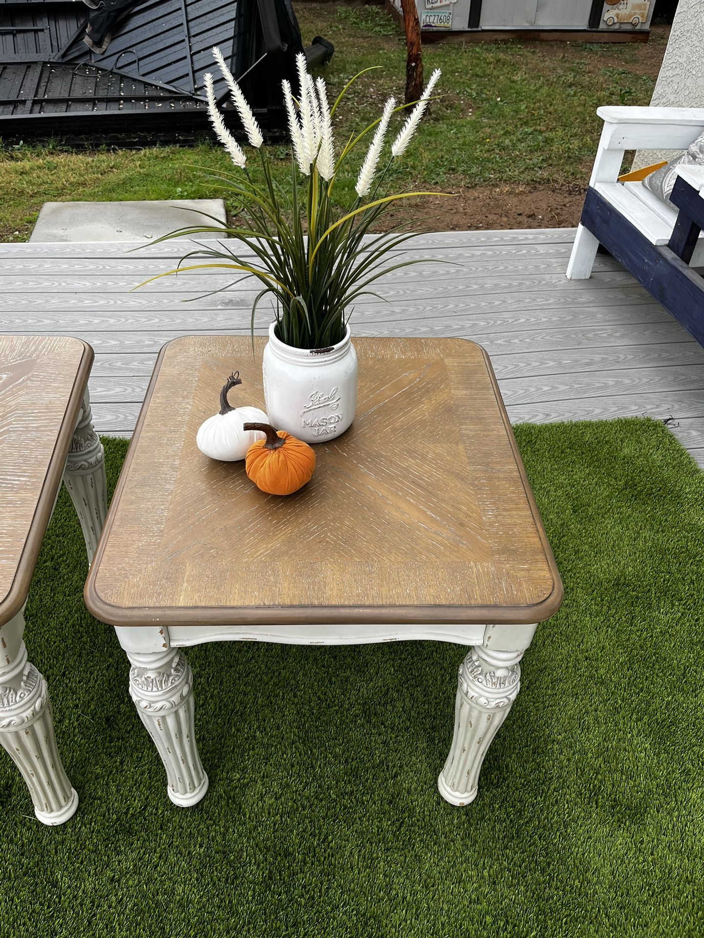 Solid Wood End Tables 