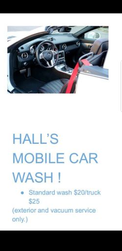 Mobile wash text or call .