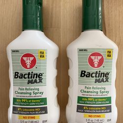 Bactine Max spray