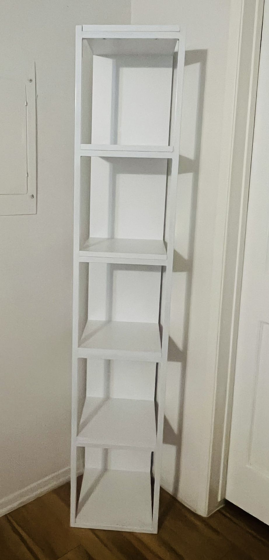 Bookcase Organizer Metal White