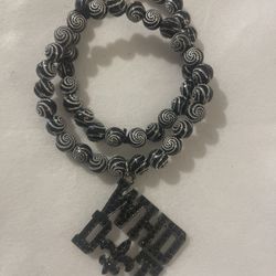 Stainless Steel Charm Bracelet Set