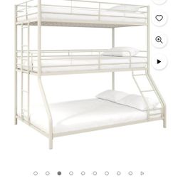 Triple Bunk Bed + Mattress