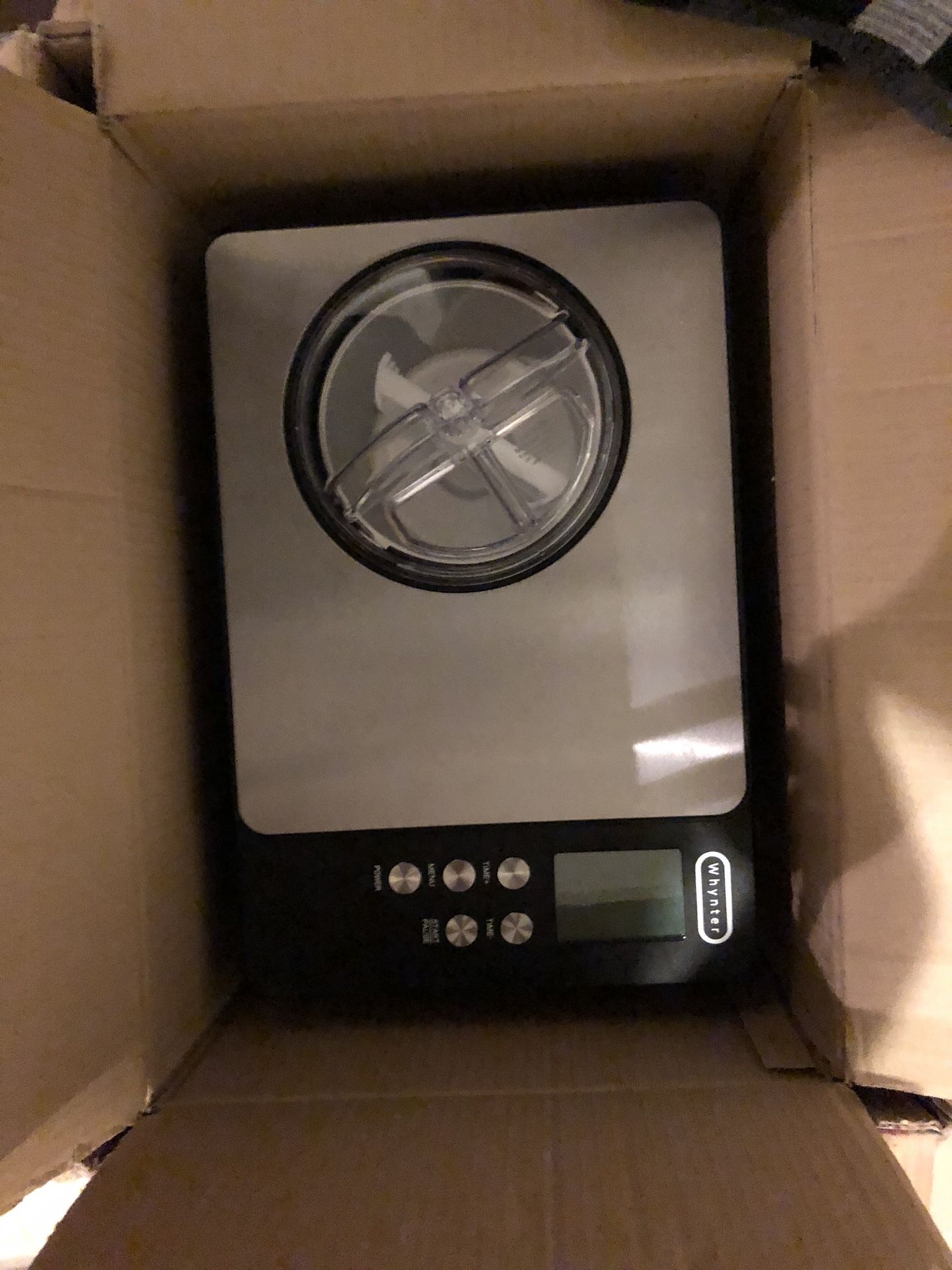 Whynter 2.1 quart Ice cream maker stainless steel