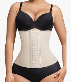 Waist Trainer for Women Latex Underbust Waist Cincher Corset, Tummy Control Corset Sport Girder Hourglass Body Shaper