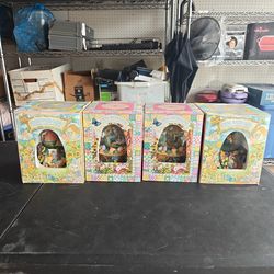 Easter Bunny Musical Water Globe – New in Box 🐰