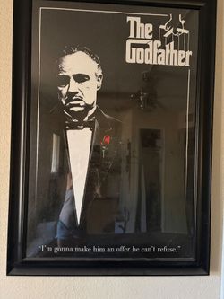 The Godfather framed poster