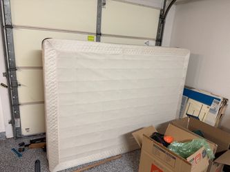 Queen Size Box Spring and Bed Frame