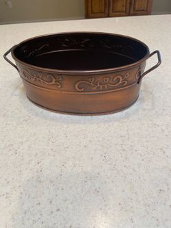 Hosley Brass Decorative Kitchenware/Planter