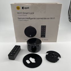 August Wi-Fi Smart Lock + Smart Keypad Matte Black 4th Gen.