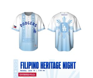 Dodgers Filipino Heritage Night 2026 Jerseys (Size M)