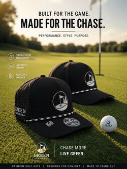 Green Chasers  Golf Snapback Hat