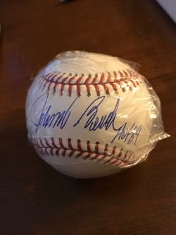 Johnny Bench signed baseball
