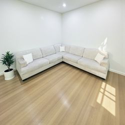 DELIVERY! 🚚  Ashley Furniture Oversized Light Gray Sectional – Super Plush & Comfy!