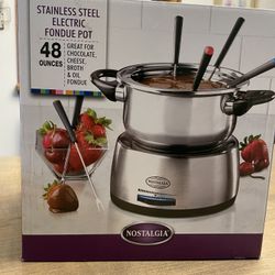 Stainless Steel Electric Fondue Pot