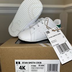 NEW Infant sz 4c Beginning Walker Stan Smith Adidas