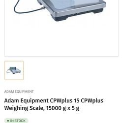 AE ADAM CPW PLUS-15 33LB MAX DIGITAL BENCH TOP SCALE