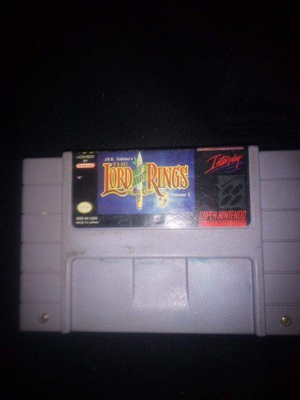Lord Of The Rings for Super Nintendo