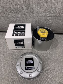 The North Face X Supreme X G-Shock Watch - DW6900 - FW22 - Yellow