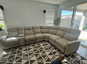 Living spaces reclining couch