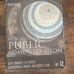 Public Administration Book