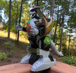 Mighty Morphin Power Rangers- -Green Bandai Dragonzord MEGAZORD MATTEL No Remote