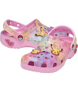 Crocs x Pokemon Pikachu Pink GS Kids Youth Classic Clog Sz J6