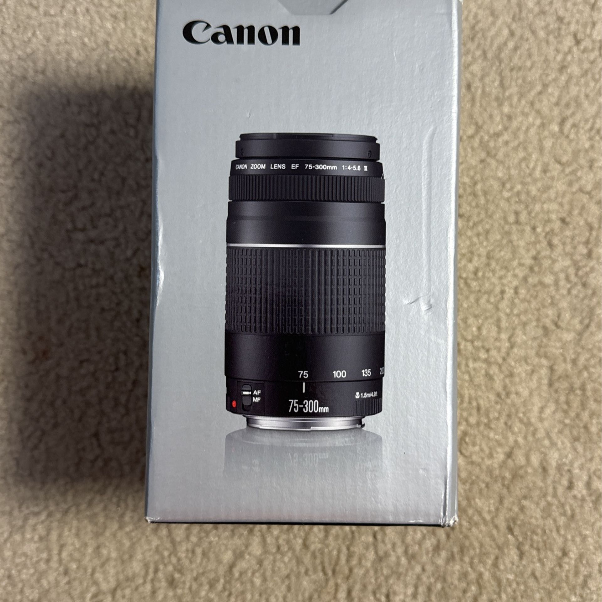 Canon EF 75-300mm telephoto zoom lens