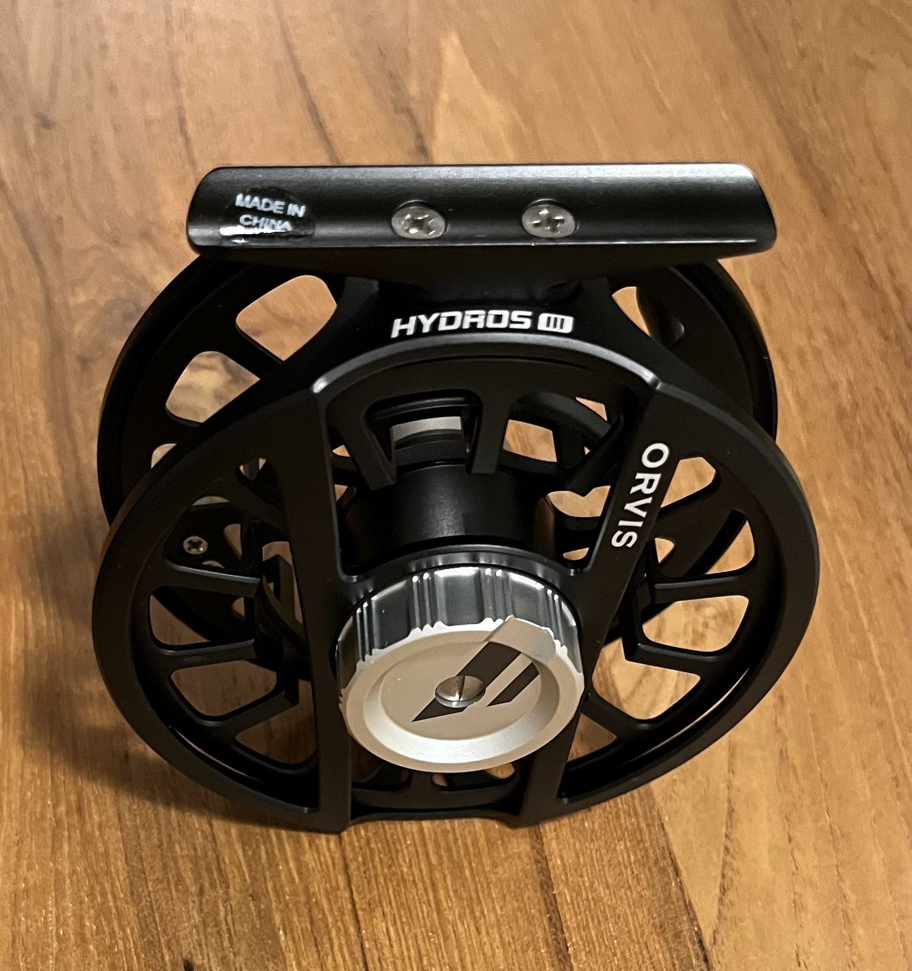 Orvis Hydros III (5-7 Weights) Fly Fishing Reel, Black, Brand New