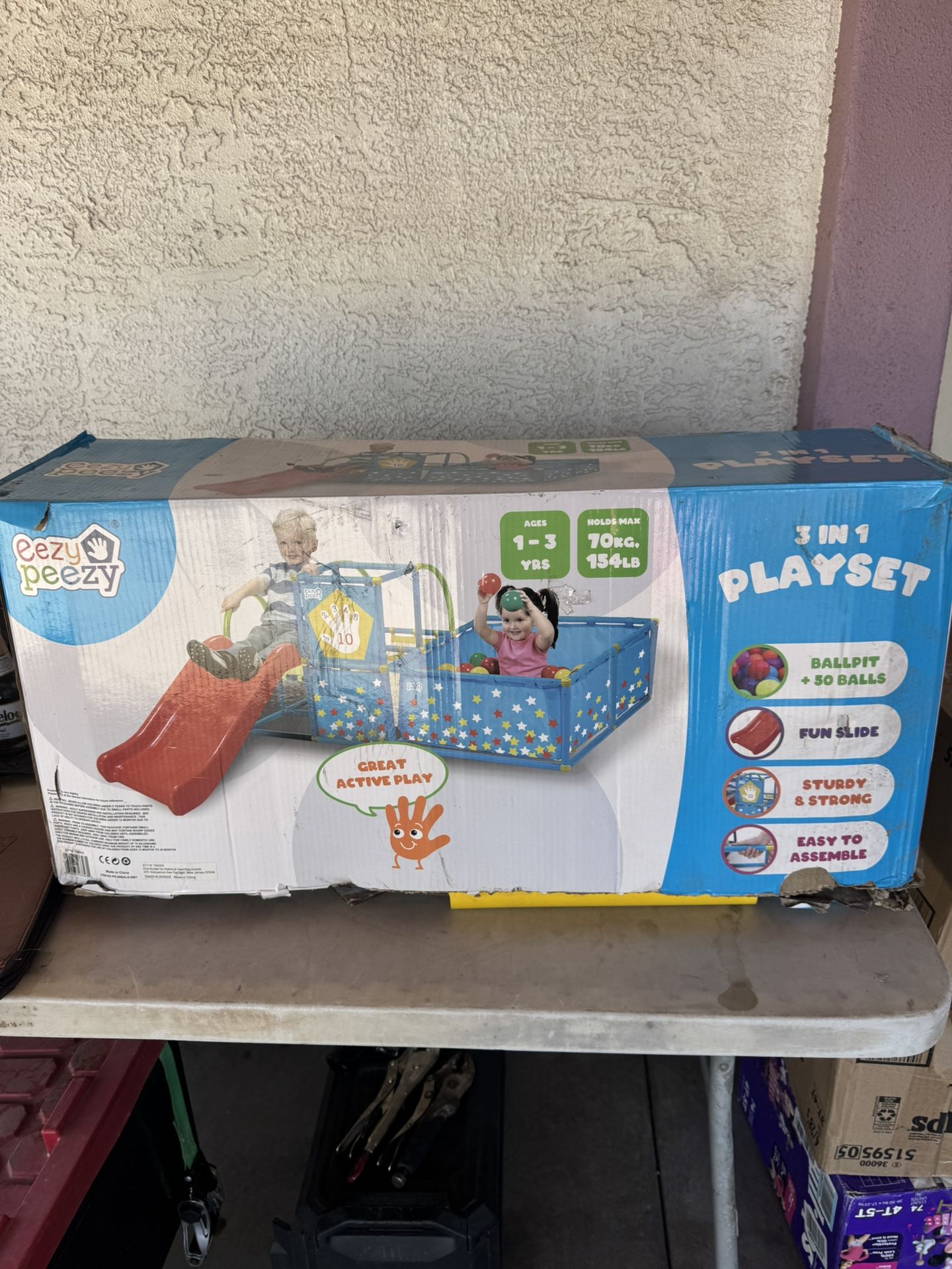 eezy peezy 3 in 1 playset $45!!