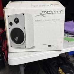 Proficient Audio Systems AW400blk Indoor/Outdoor Speakers (Set of 4)