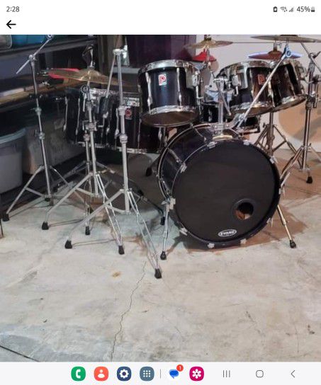 Two Drum Sets Everything Included 