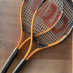 Wilson Tennis Rackets Pair