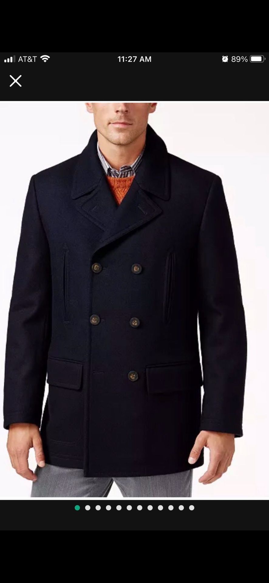 Brand New Navy Ralph Lauren Mens Peacoat 42R- Large. Carhartt Patagonia Nike Adidas Jordan Sneakers Weights Jerseys Jackets Pick Up 61st/ 1st