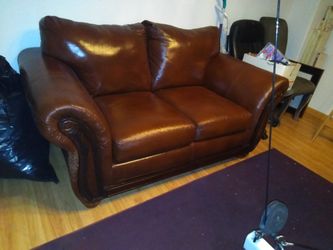 Leather sofa