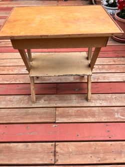 Vintage 40s kitchen accessory table