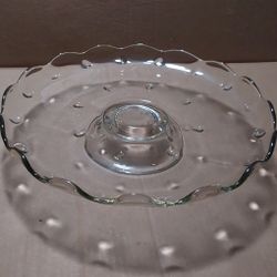 Princess House  - Crystal Cake Platter 