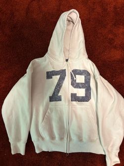 Pacsun Zip-Up Hoodie with Number 79, Men’s XS
