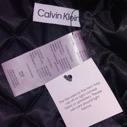 Leather Calvin Klein Jacket