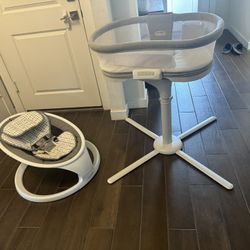 Halo Bassinet And Munchkin Baby Swing