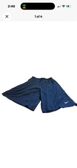 Nike Dri Fit Mens Navy Blue Basketball Shorts! 3XLT 44x10