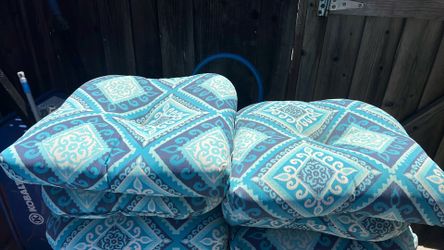 Out door furniture chair cushions