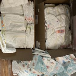 A Whole Bunch Of A Size 2 Diapers