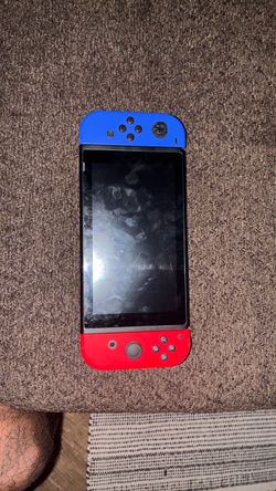 Nintendo Switch with Blue and Red Joy-Cons