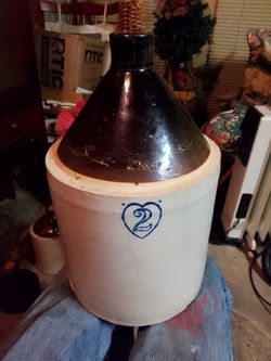 Antique 2 Gallon Stoneware Jug