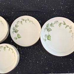 1950’s  Towne Fine China Virginia Pattern W/ Platinum Edge