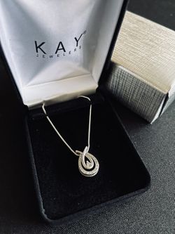 Necklace Kay Jewelers Love Knot Ring Moissanite Love Knot Necklace