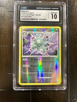 CGC 10 Magneton Reverse Holo 54/130 Diamond & Pearl 2007🧲 🔄 🧲  LOW POP